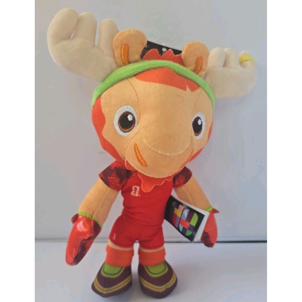 FIFA World Cup Canada Maple the Moose Mascot 8-Inch Plush